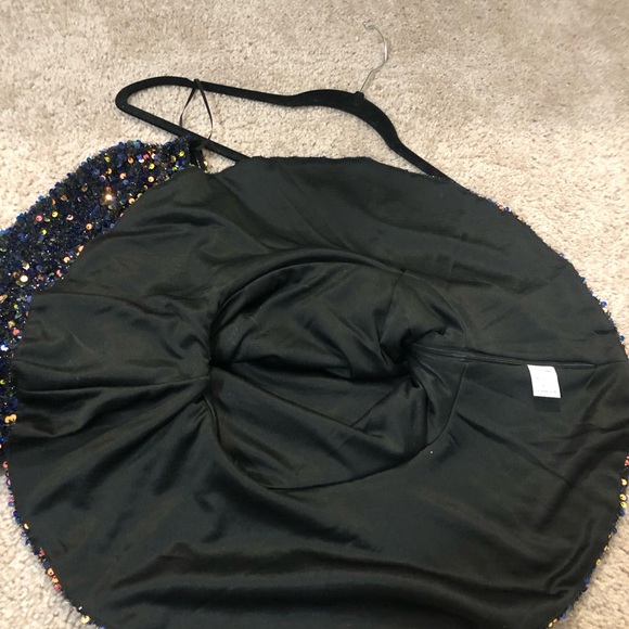 Sugarlips - Jupiter one shoulder peplum sequin top - worn only once! X small - Picture 11 of 16